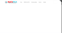 Desktop Screenshot of alexpcs.com